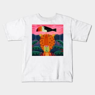 Leopard and Toucan Kids T-Shirt